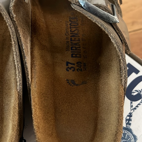 BIRKENSTOCK patten leather size 37 - Picture 10 of 12